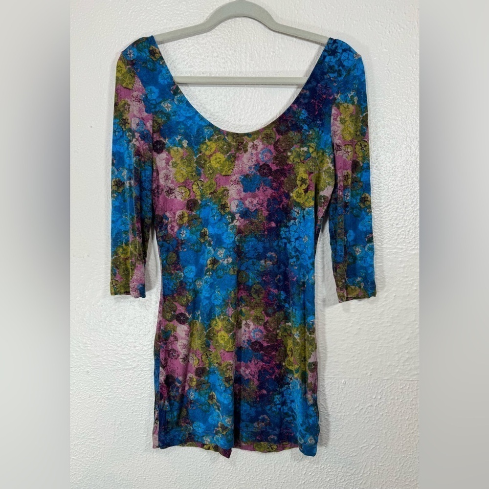 Intimately Free People Bodycon Stretchy Tunic Dress Low Back Women’s Size Small